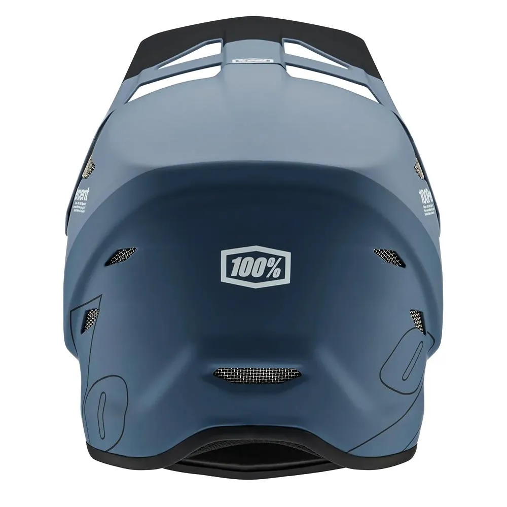 100% Status Youth Race Helmet - Drop/Steel Blue