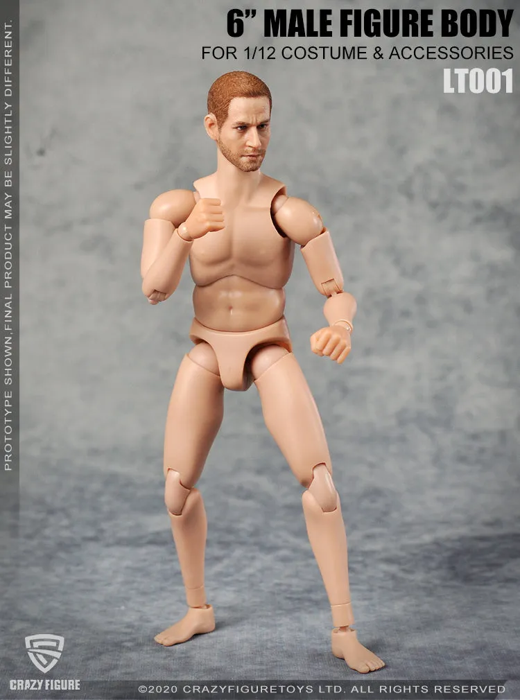 1/12 - Male Base Body w/Head Sculpt Type 1 - MINT IN BOX