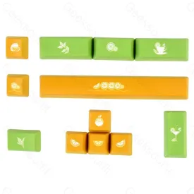 12mm Height PBT OEM MX Switch Lemon Keycaps Set [12 pcs]