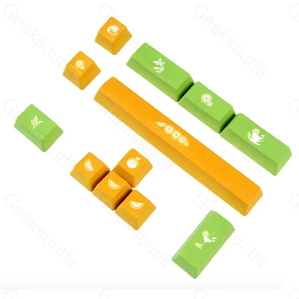 12mm Height PBT OEM MX Switch Lemon Keycaps Set [12 pcs]