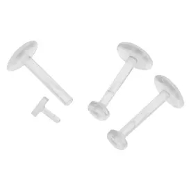 16G Invisible Push Top Labret Retainer