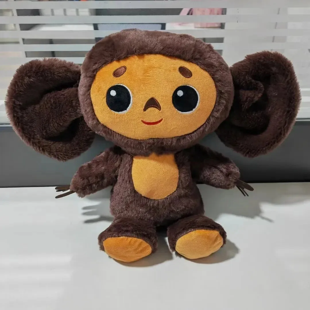 18/23cm  Russia Anime Cheburashka Plush Doll Big Eyes Monkey Чебурашка Stuffed Plushie Toys Lovely Appease Pillow For Kids Gifts