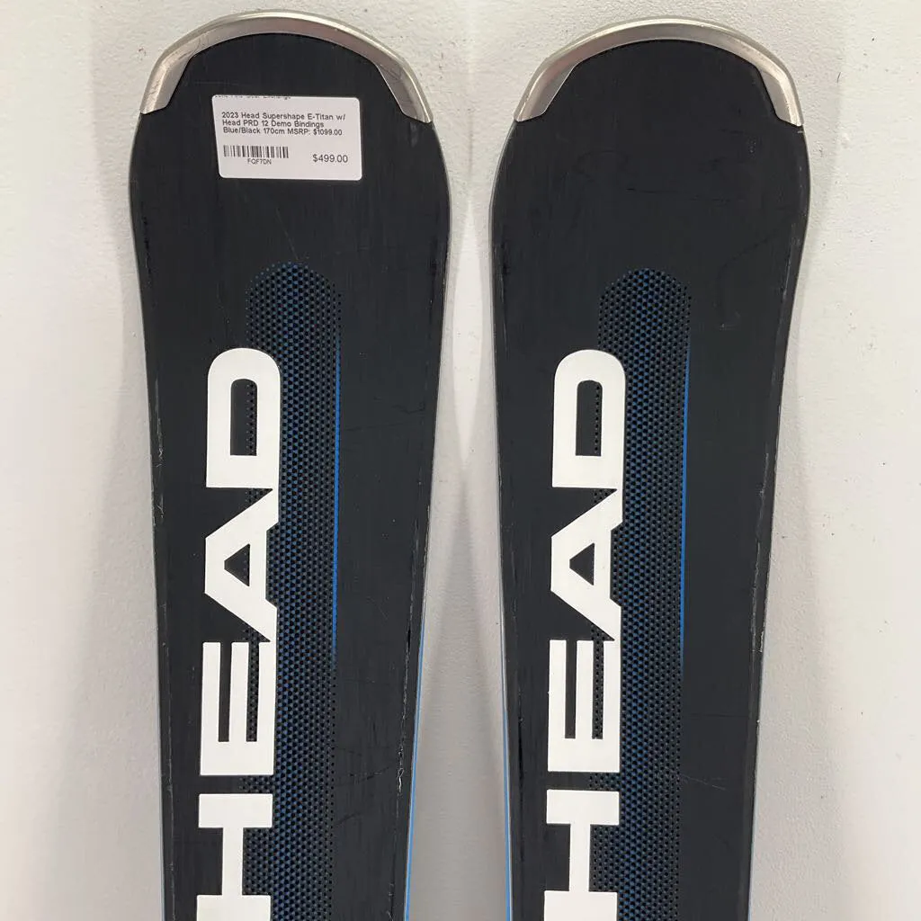 2023 Head Supershape E-Titan w/ Head PRD 12 Demo Bindings