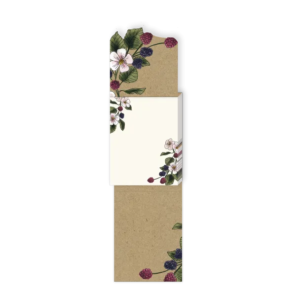 3 x 4 Note Pad  Orchard Blossoms Blackberries  47000