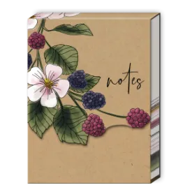 3 x 4 Note Pad  Orchard Blossoms Blackberries  47000