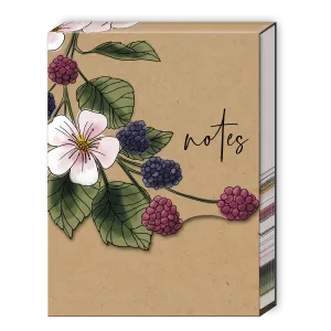 3 x 4 Note Pad  Orchard Blossoms Blackberries  47000