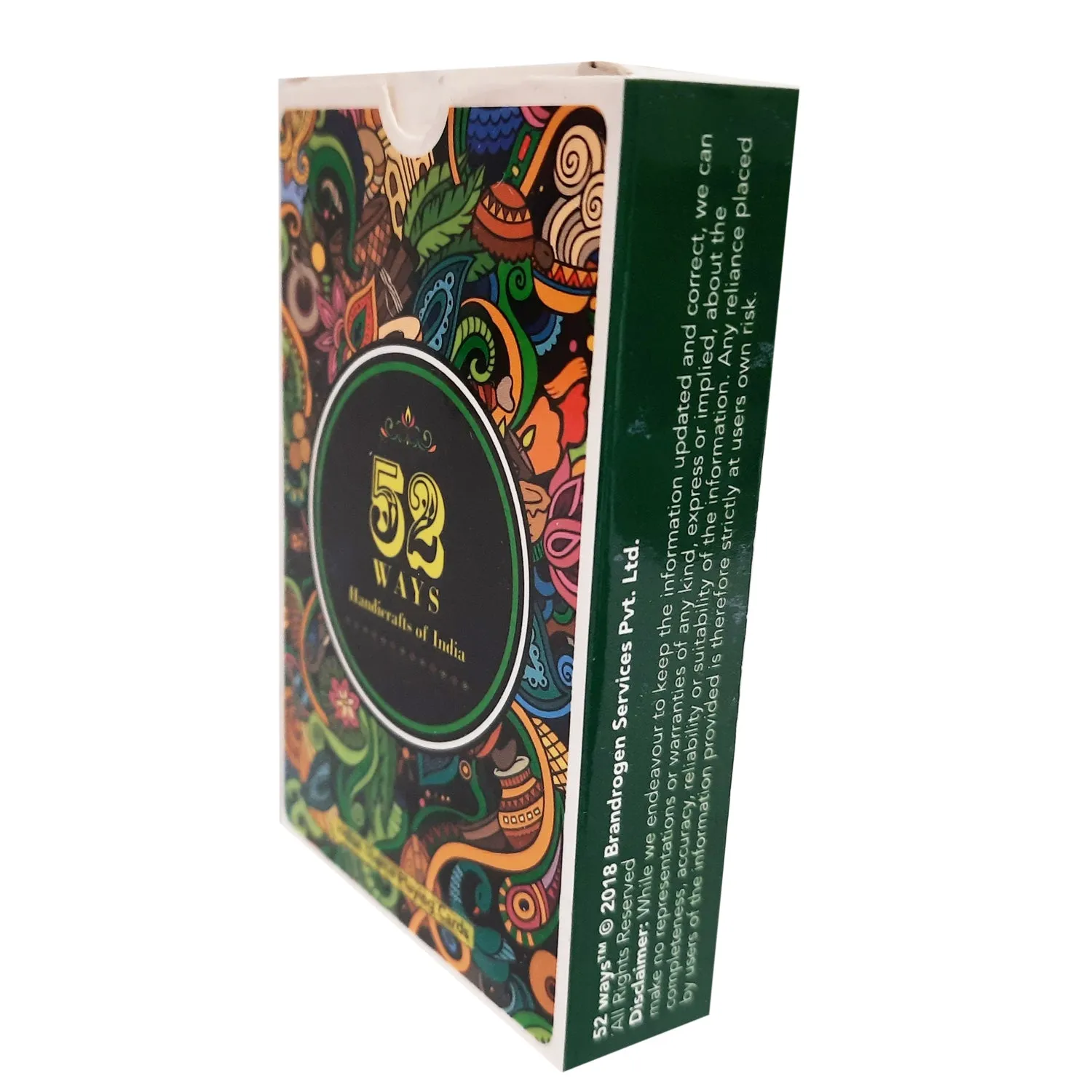 52 Playing Cards in Handicraft of India Design