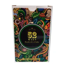 52 Playing Cards in Handicraft of India Design