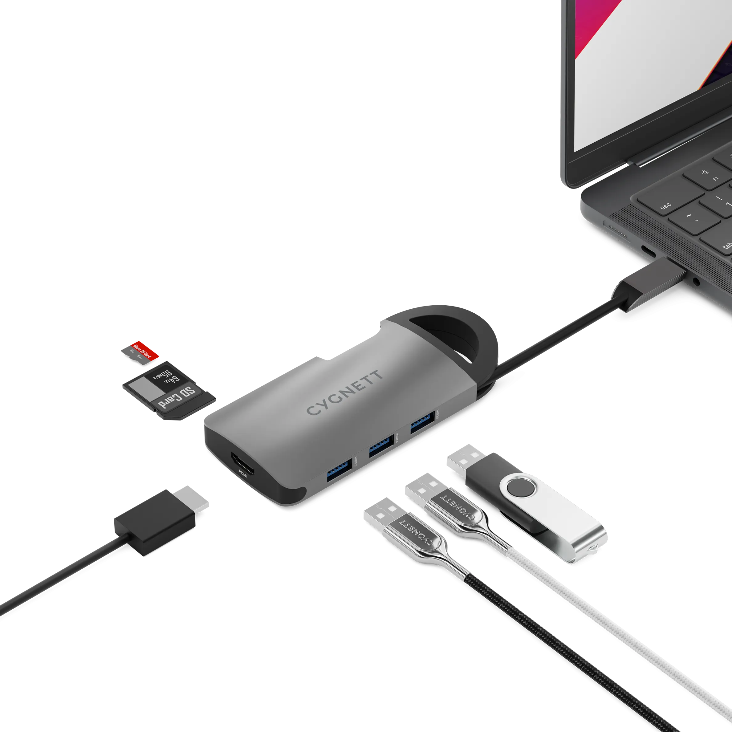 7-in-1 USB-C Hub (Single HDMI)