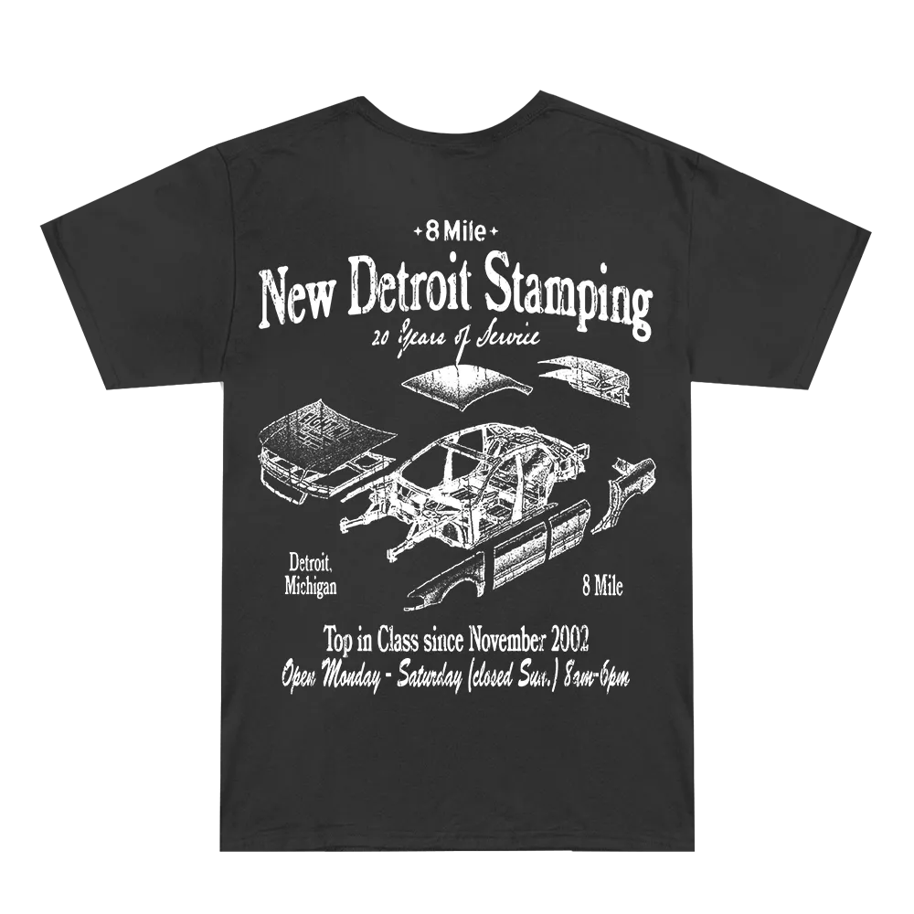 8 MILE NEW DETROIT STAMPING T-SHIRT