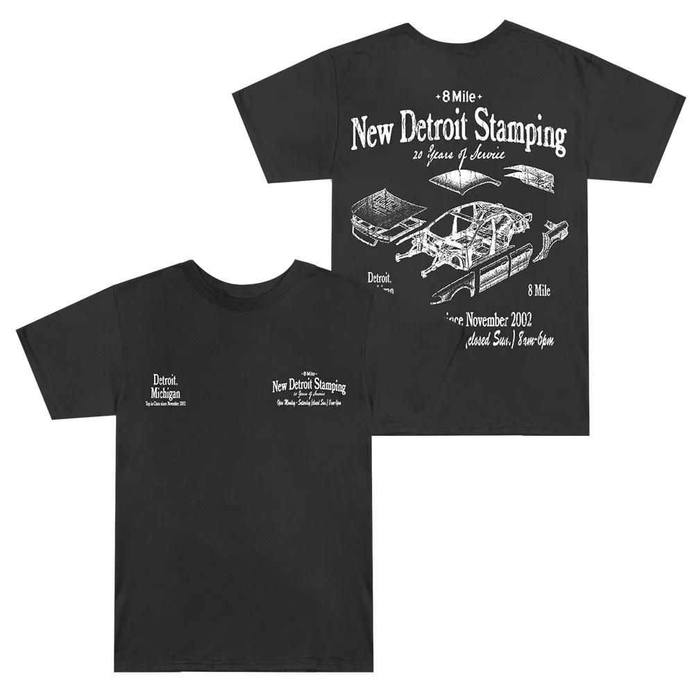 8 MILE NEW DETROIT STAMPING T-SHIRT