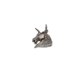 925 Silver Oxidized Unicorn Charm - CHARM0039