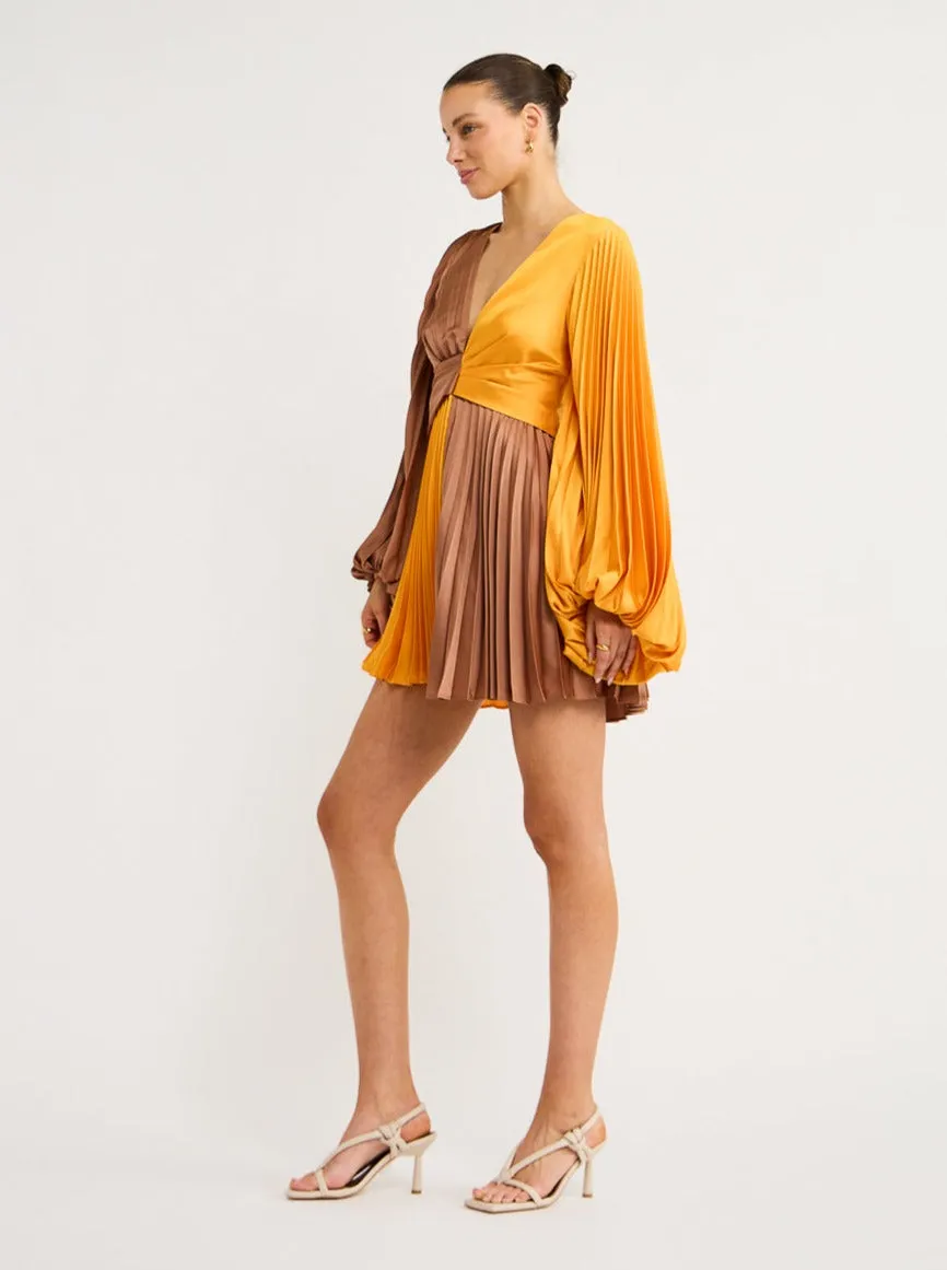 Acler Tottenham Dress in Marigold Mix