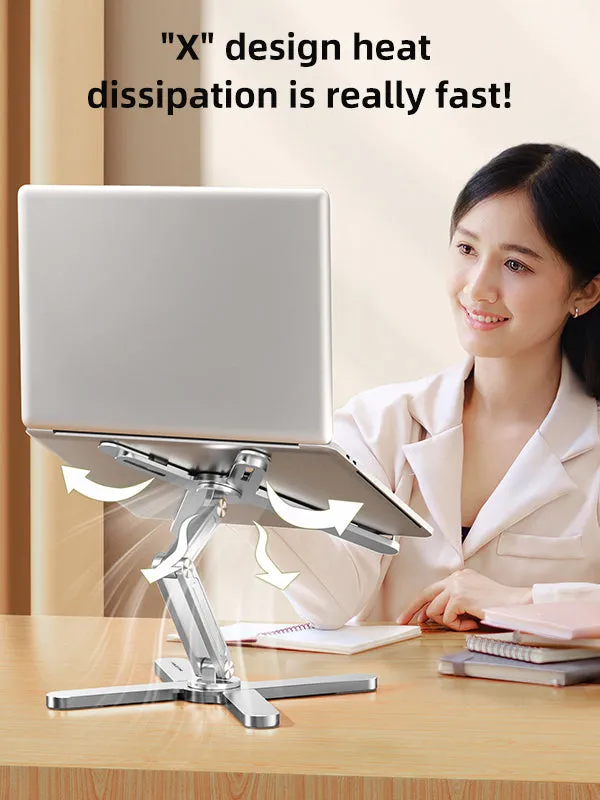 Adjustable Swivel Laptop Stand Aluminum Alloy 360 Degree Rotating Bracket