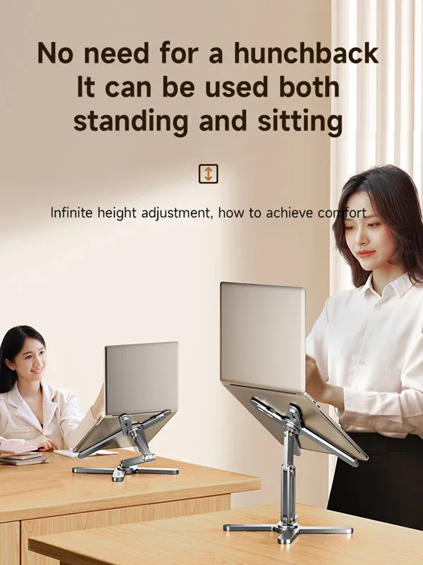 Adjustable Swivel Laptop Stand Aluminum Alloy 360 Degree Rotating Bracket