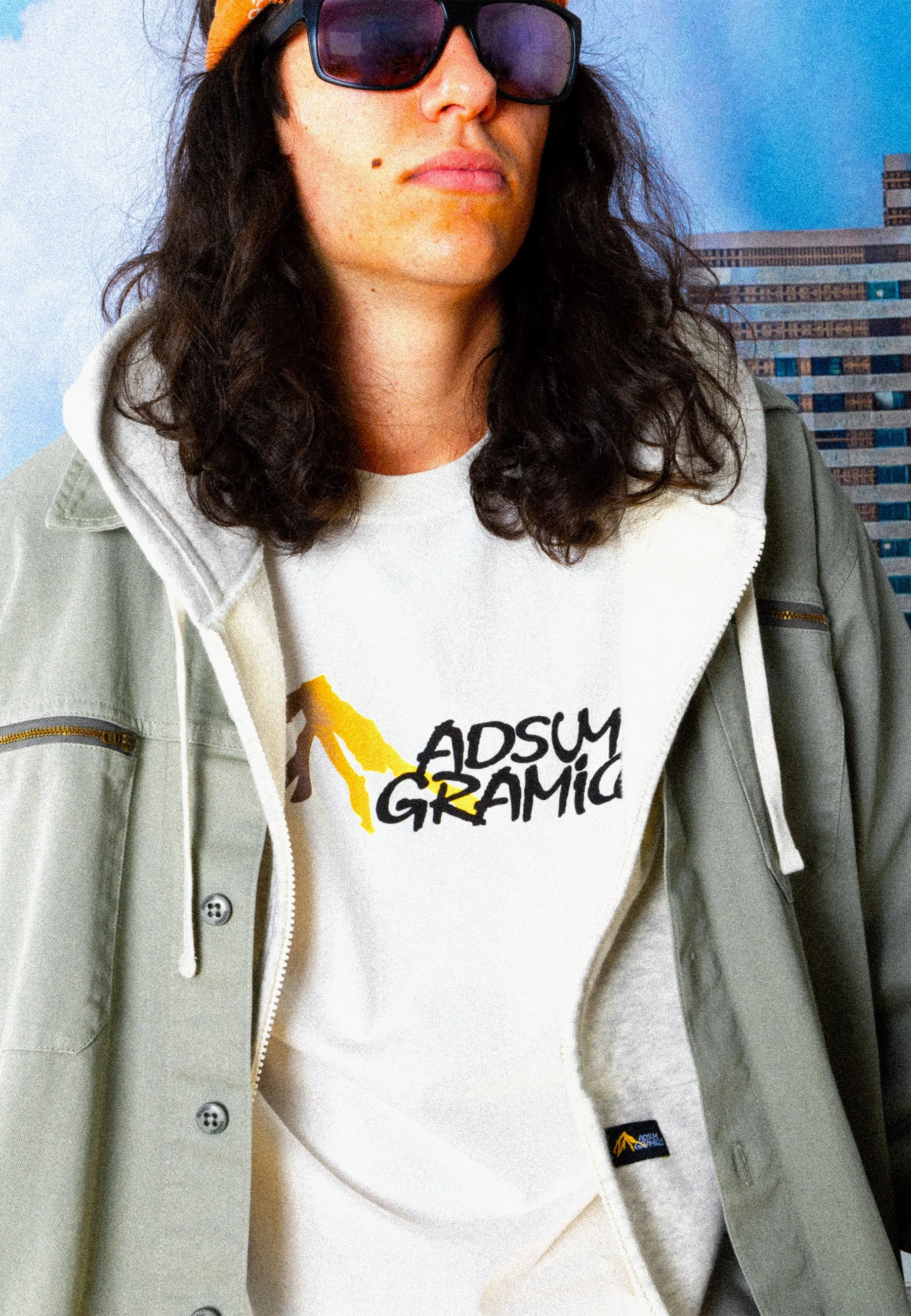 Adsum x Gramicci T-Shirt - White