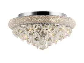 Alexandra Ceiling 6/7/9/16/18 Light E14 Gold/Polished Chrome