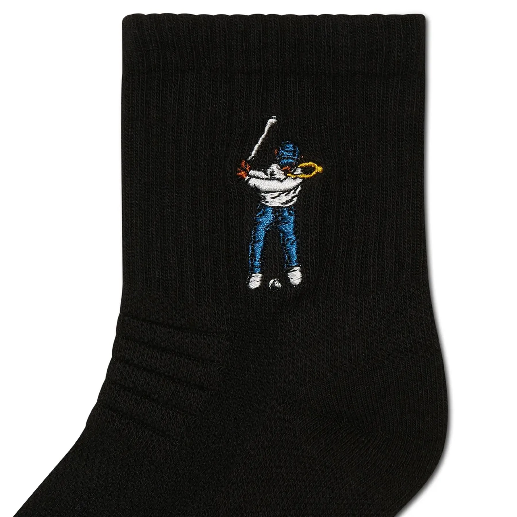 Ankle Height Logo Socks Black - W23