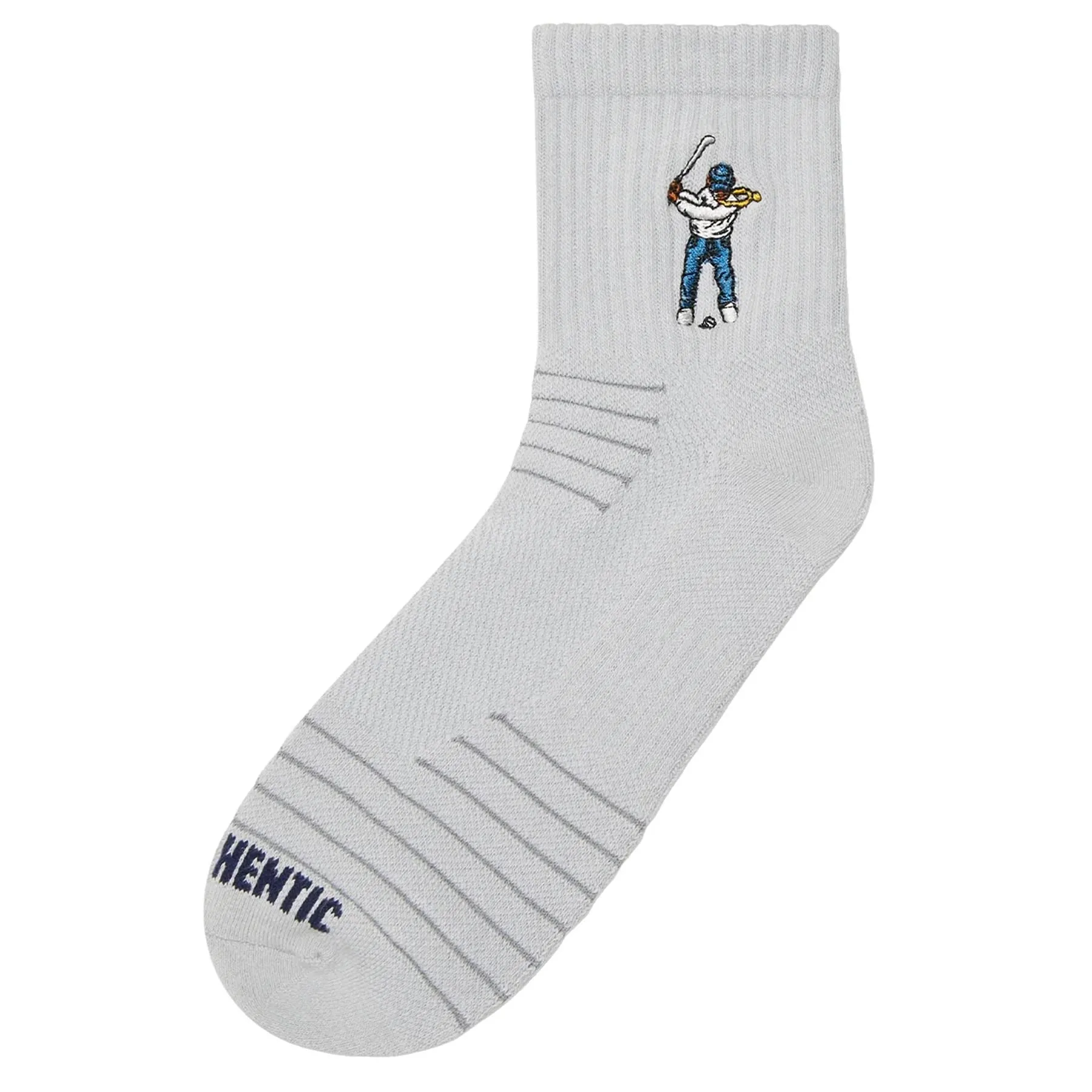 Ankle Height Logo Socks Grey - W23