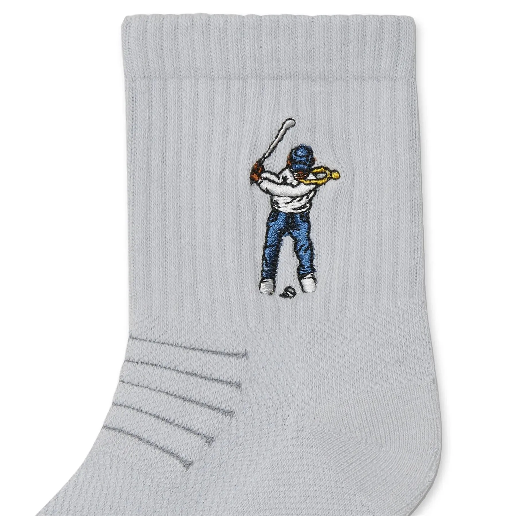 Ankle Height Logo Socks Grey - W23