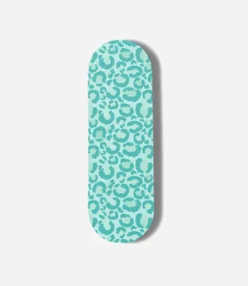 Aqua Leopard Print Pop Slider