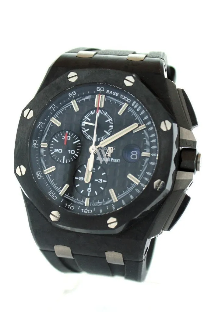 Audemars Piguet Prestige Sports Collection Royal Oak Offshore Chronograph Carbon Mens Watch 26400AU.OO.A002CA.01