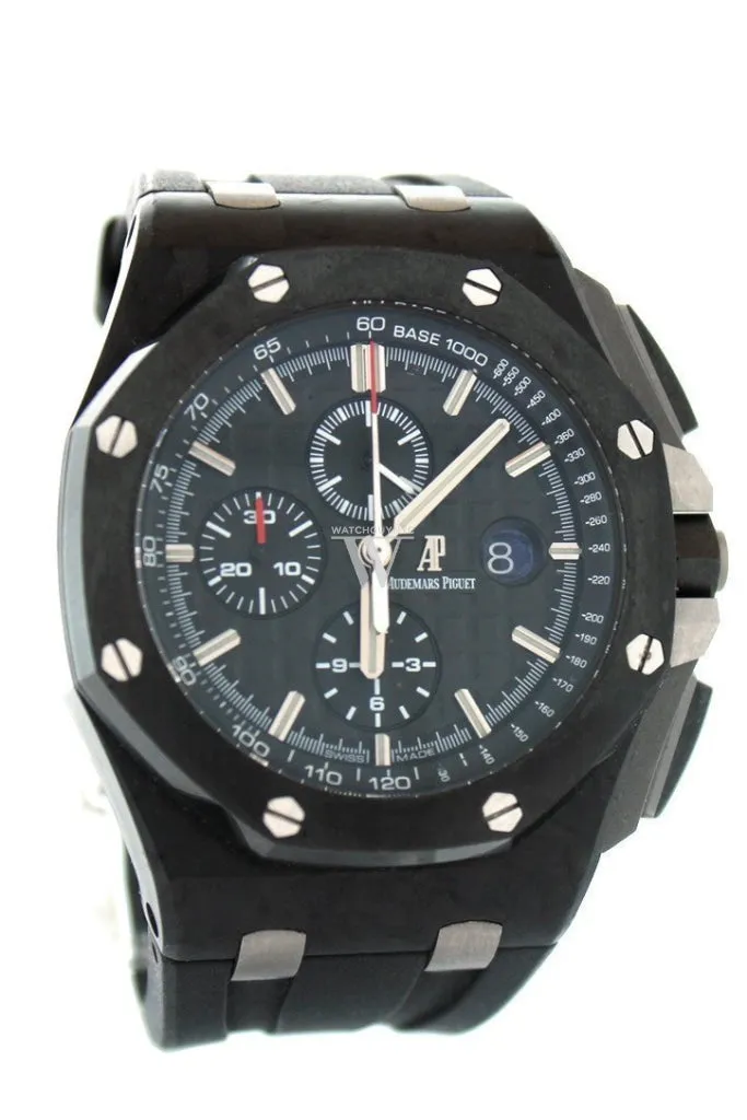 Audemars Piguet Prestige Sports Collection Royal Oak Offshore Chronograph Carbon Mens Watch 26400AU.OO.A002CA.01