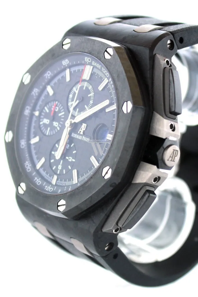 Audemars Piguet Prestige Sports Collection Royal Oak Offshore Chronograph Carbon Mens Watch 26400AU.OO.A002CA.01