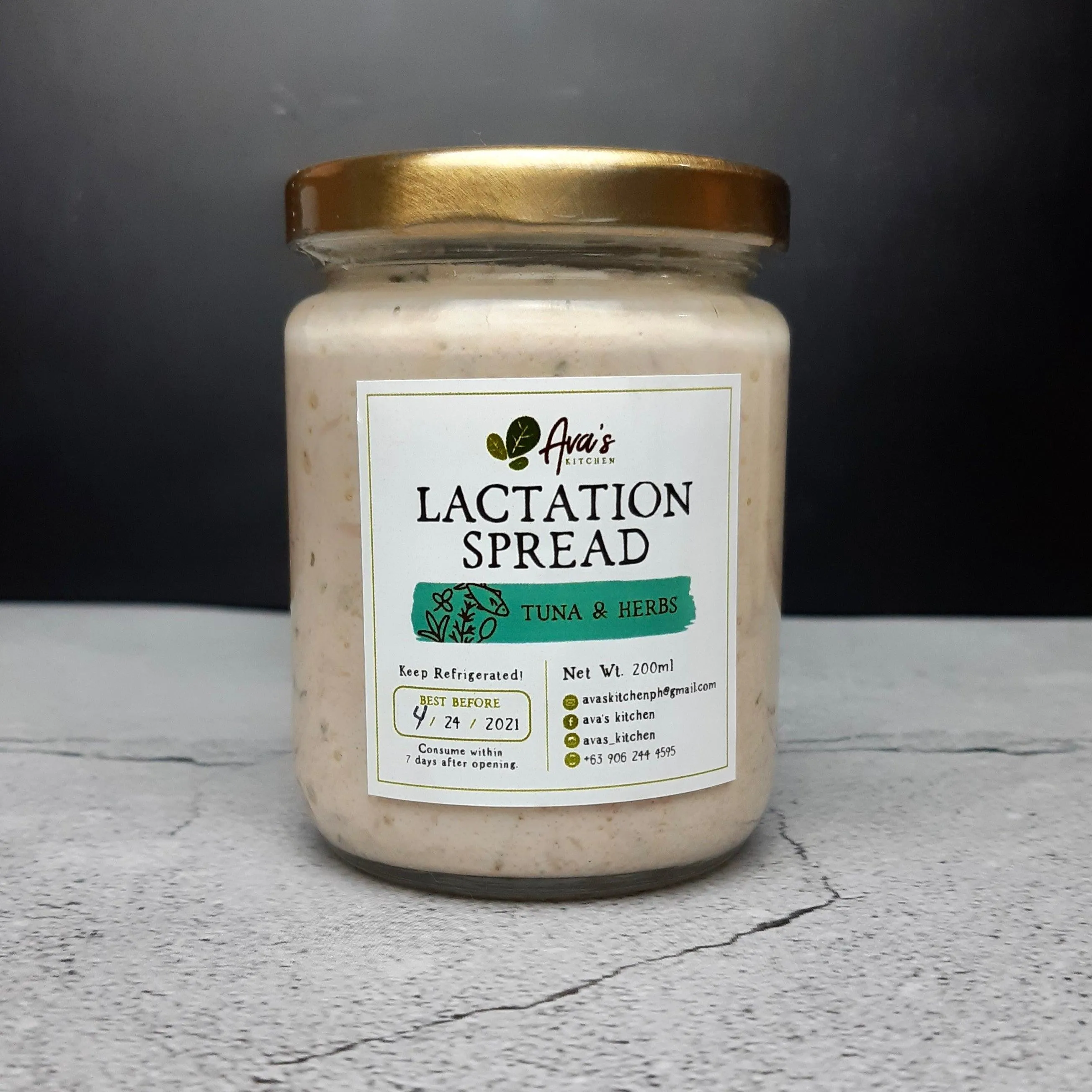 Ava's Kitchen Tuna & Herbs Lactation Spread 200ml