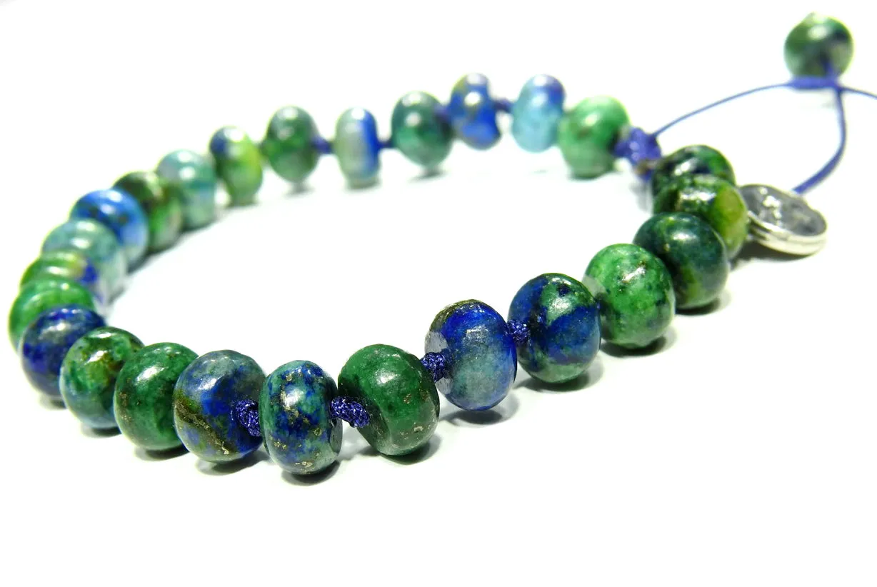 Azurite and Malachite Bracelet