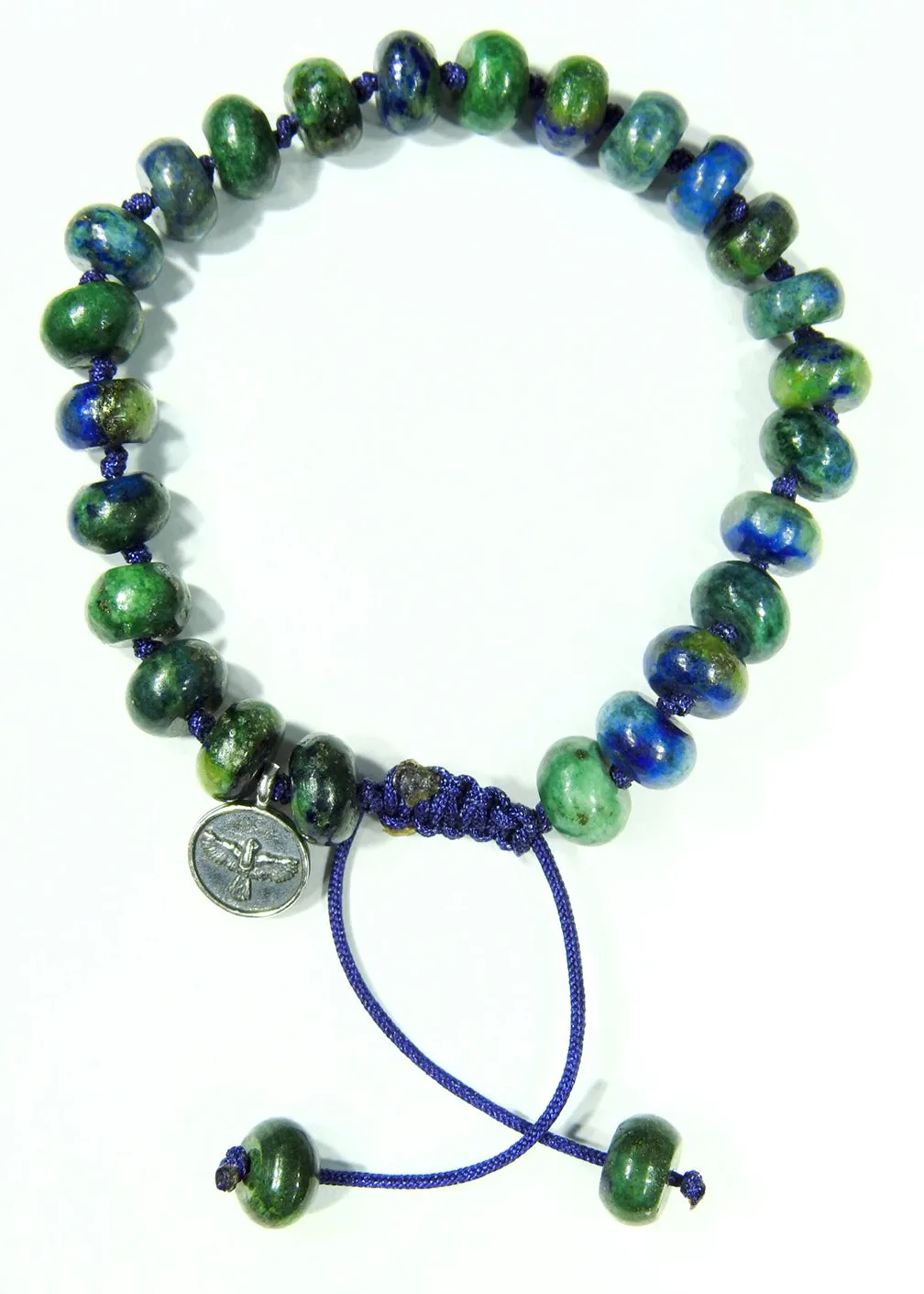 Azurite and Malachite Bracelet