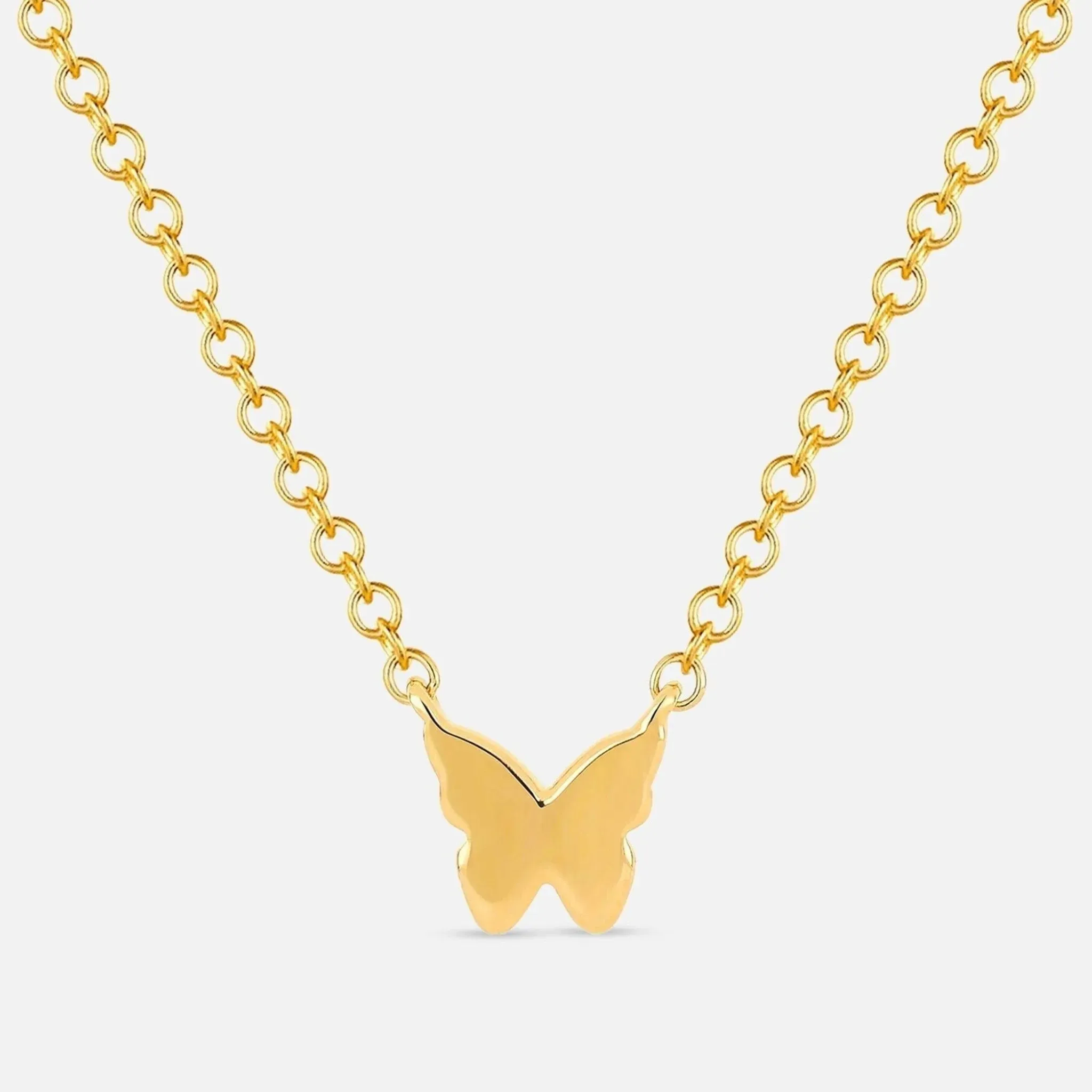 Baby Gold Butterfly Necklace