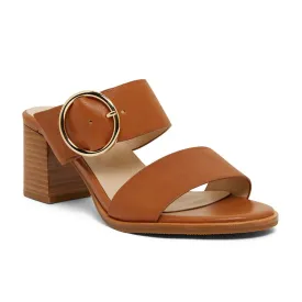 Bali Heel in Cognac Leather