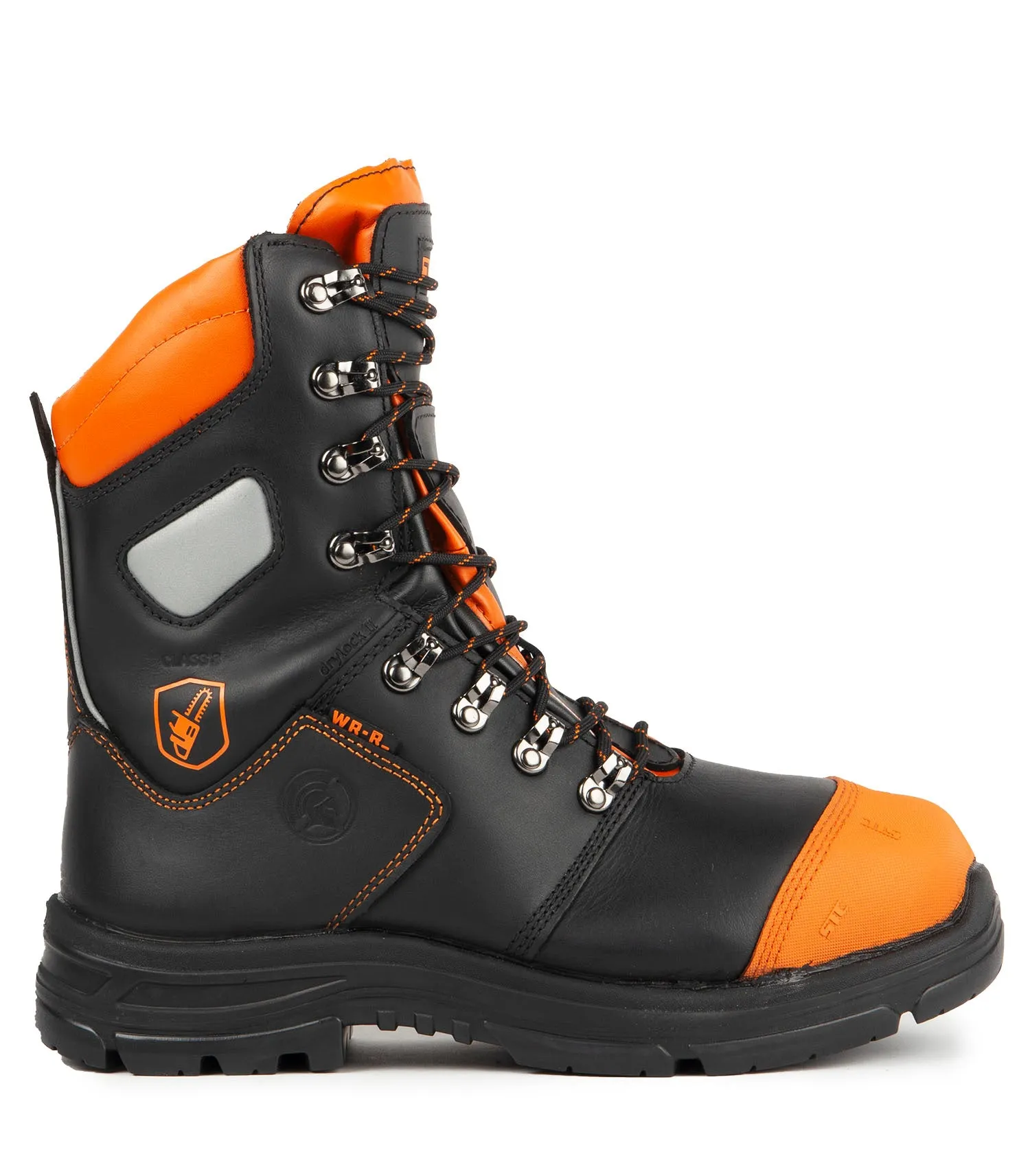 Battler, Orange | 8" Lumberjack Chainsaw Safety Work Boots