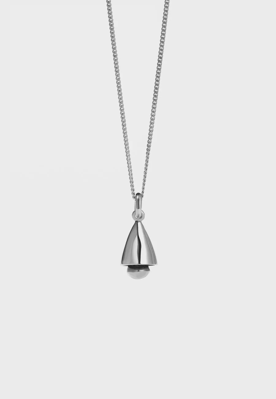 Bell Necklace - silver