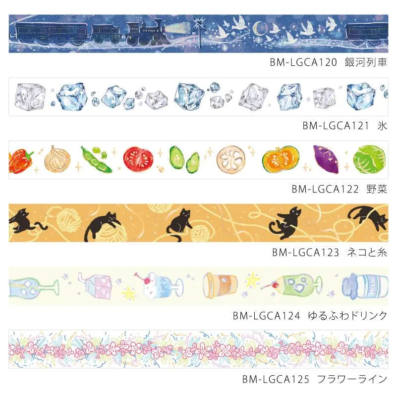 BGM Foil Stamping Masking Tape: Life - Cat and Thread