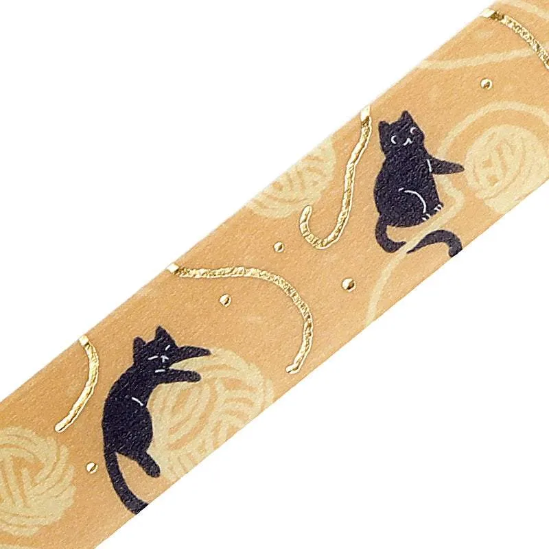 BGM Foil Stamping Masking Tape: Life - Cat and Thread