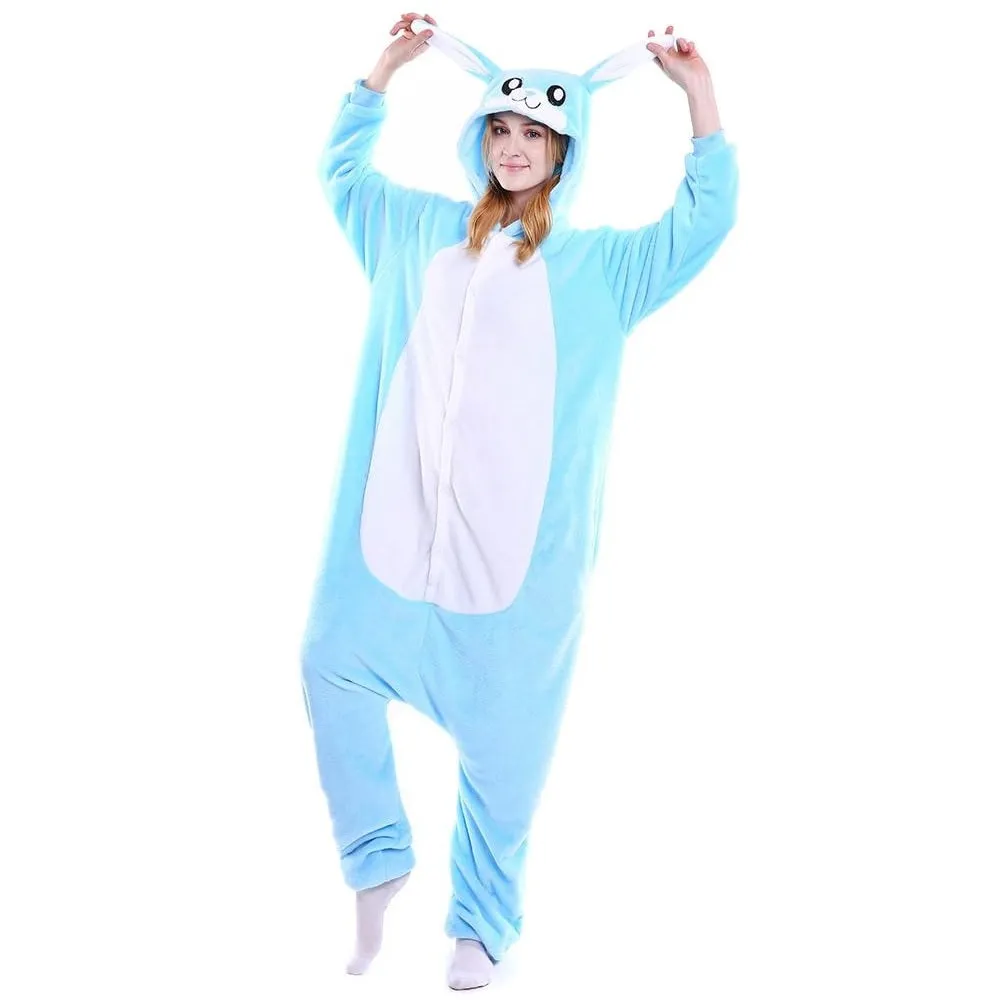 Blue Bunny Adult Onesie