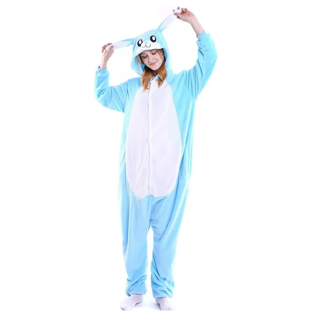 Blue Bunny Adult Onesie