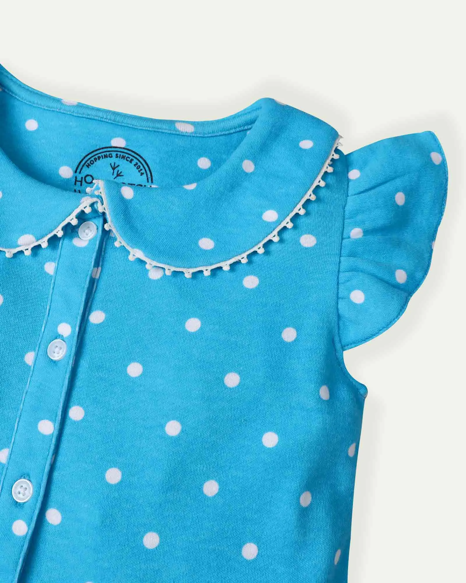 Blue Polka Dots Dress