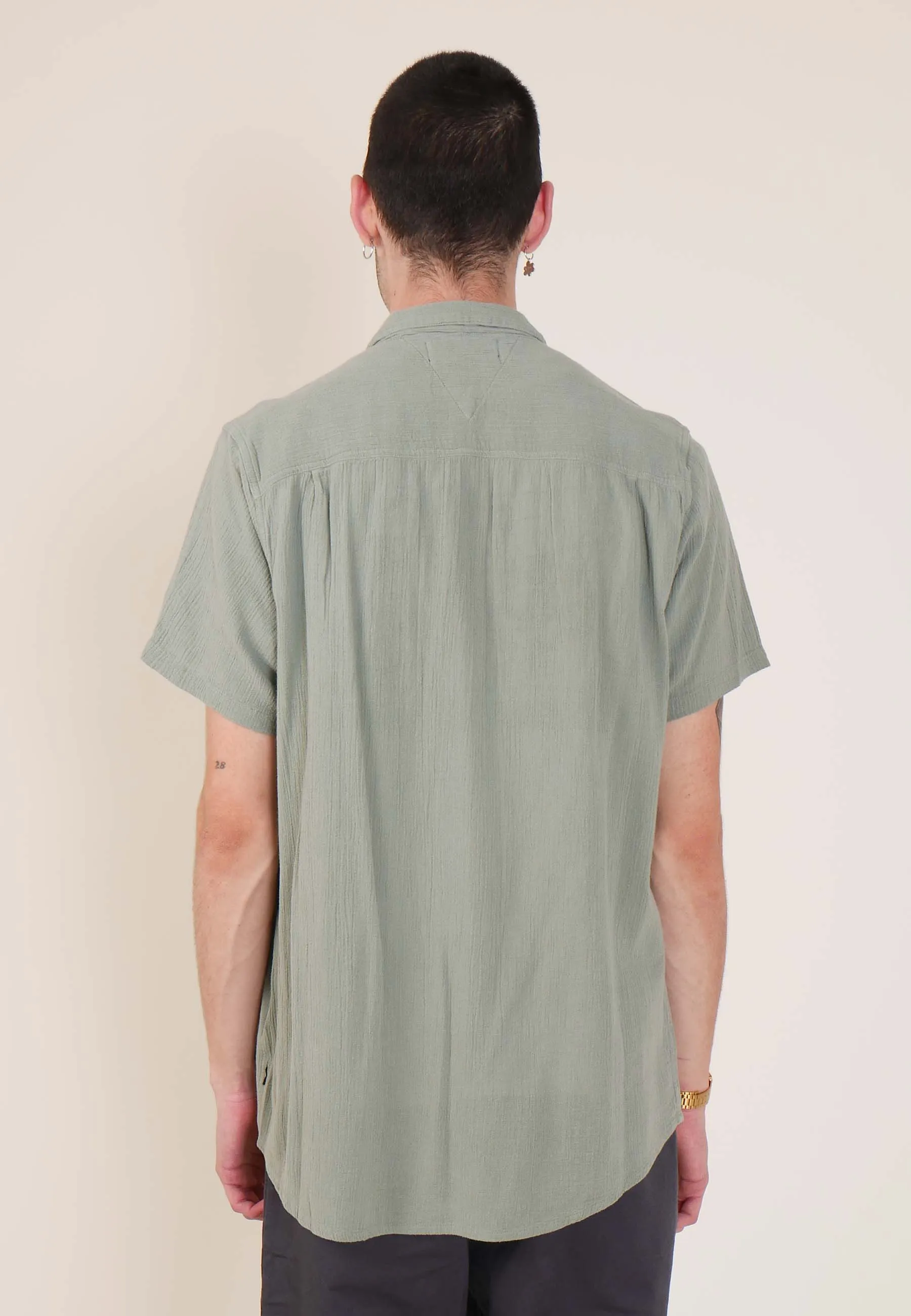 Bon Crepe Shirt - moss