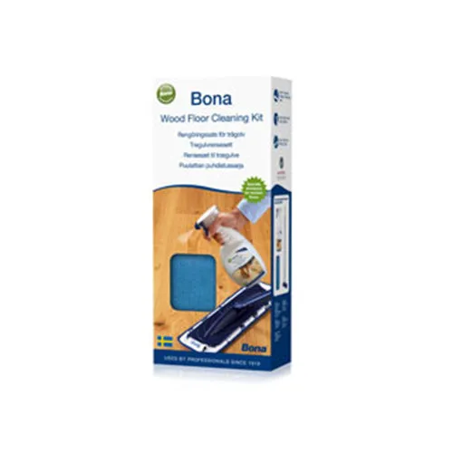 Bona Wood Floor Cleaning 1 Litro   Kit per la manutenzione di tutti i parquet in legno