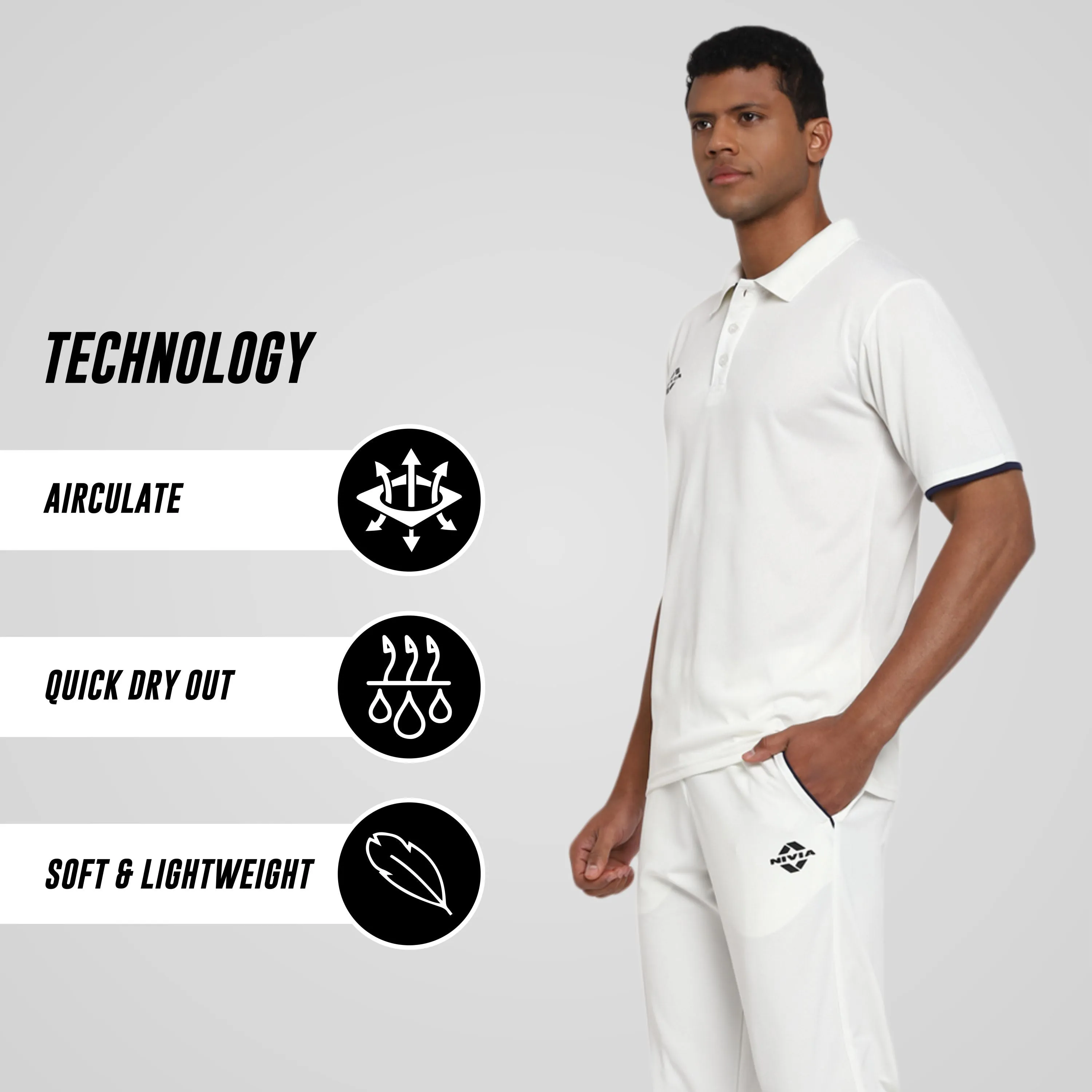 Bounce Half Sleeve Cricket Jersey Set - Half Sleeve