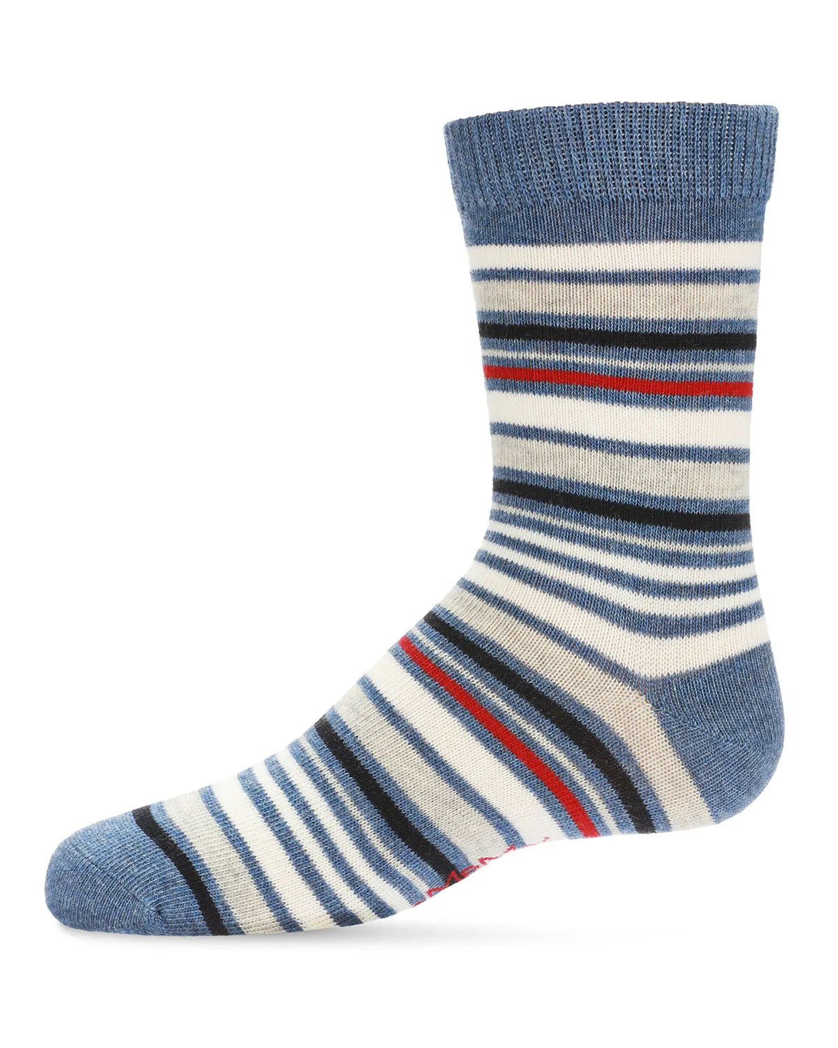 Boys' Multi Stripe Crew Socks