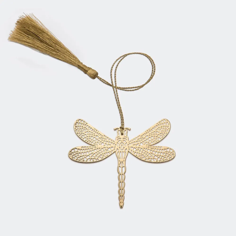 Brass Bookmark Dragonfly