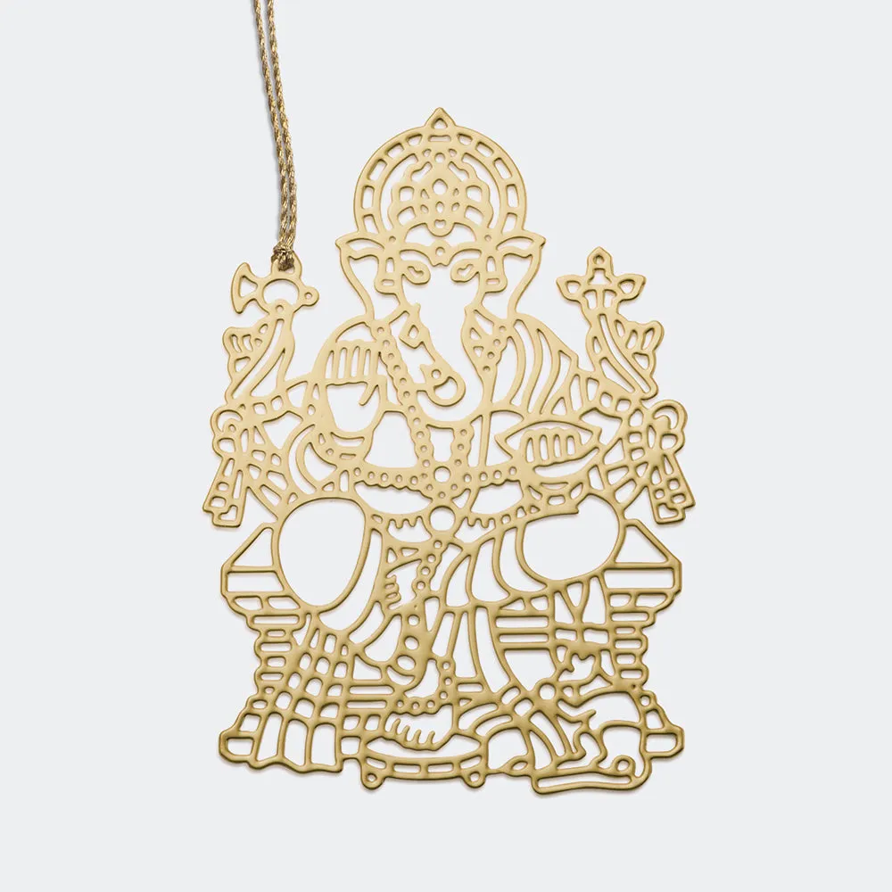 Brass Bookmark Sri Ganesha