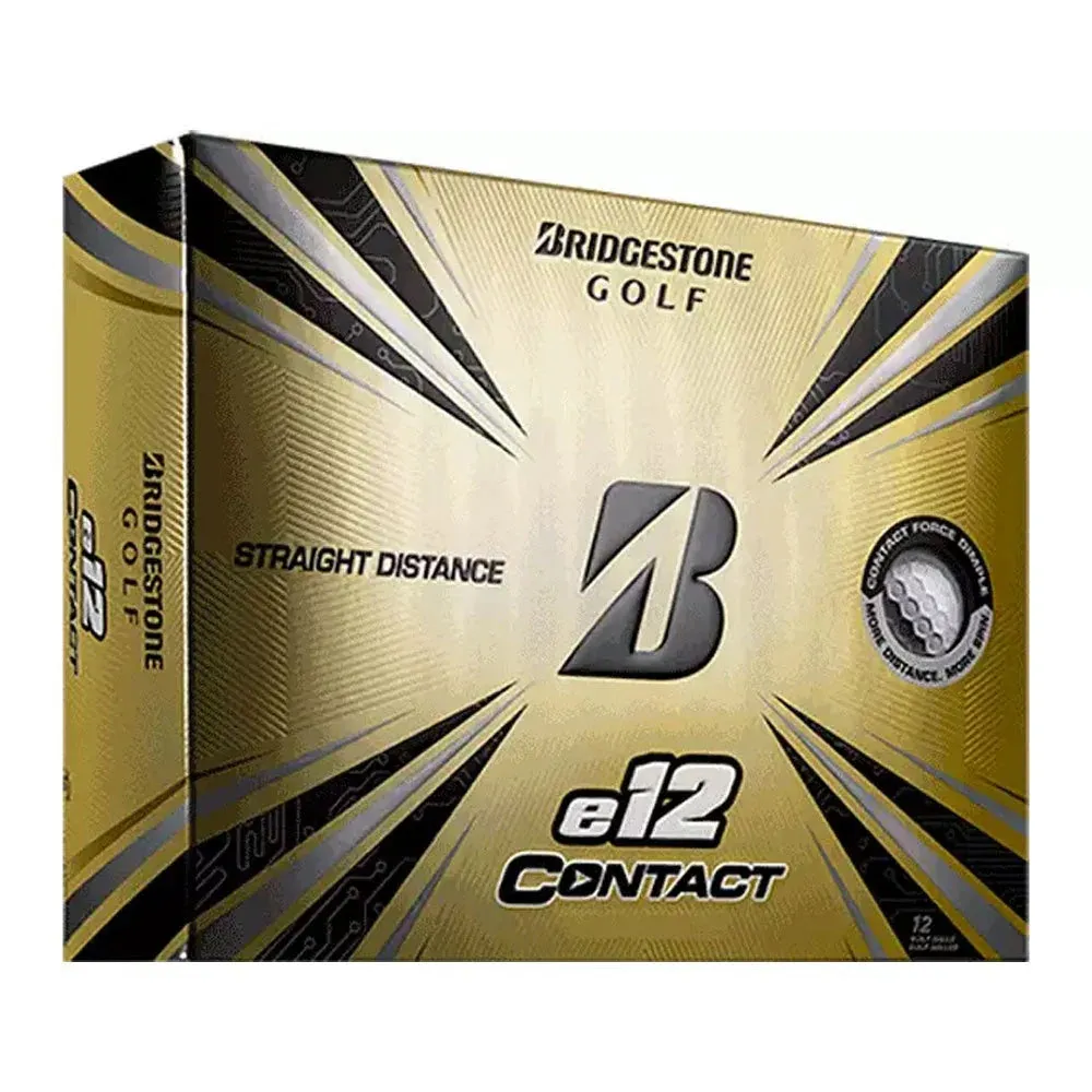 Bridgestone E12 Contact Golf Balls 1 Dozen