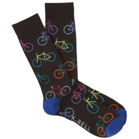 Bright Bikes Men's Crew Socks