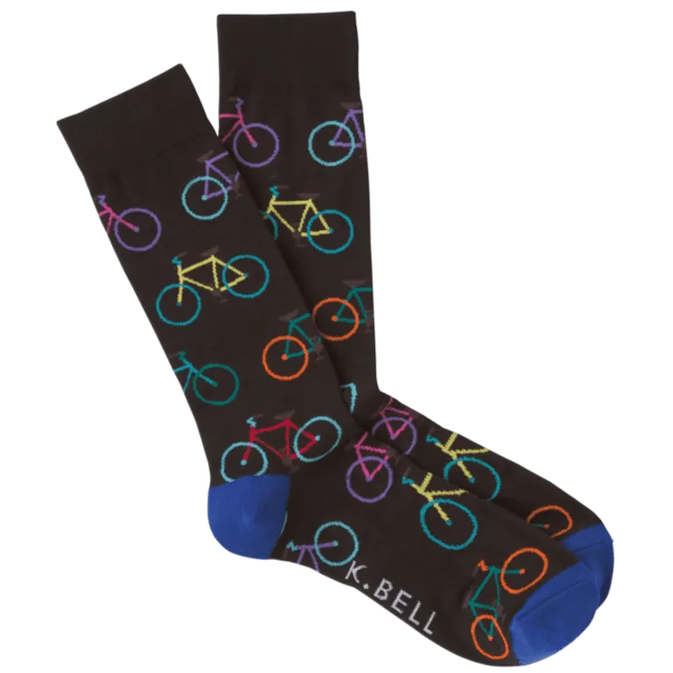 Bright Bikes Men's Crew Socks