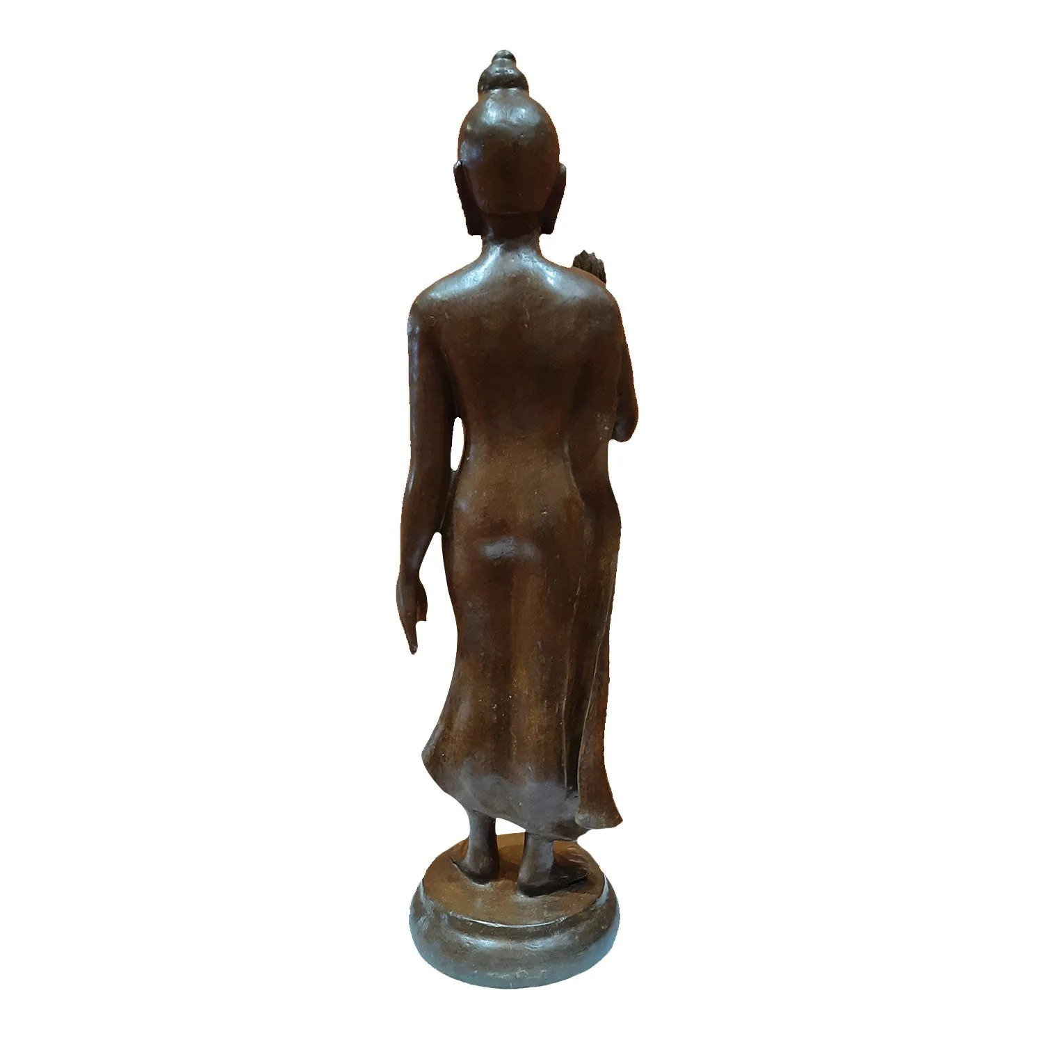 Bronze Buddha Standing 35 in